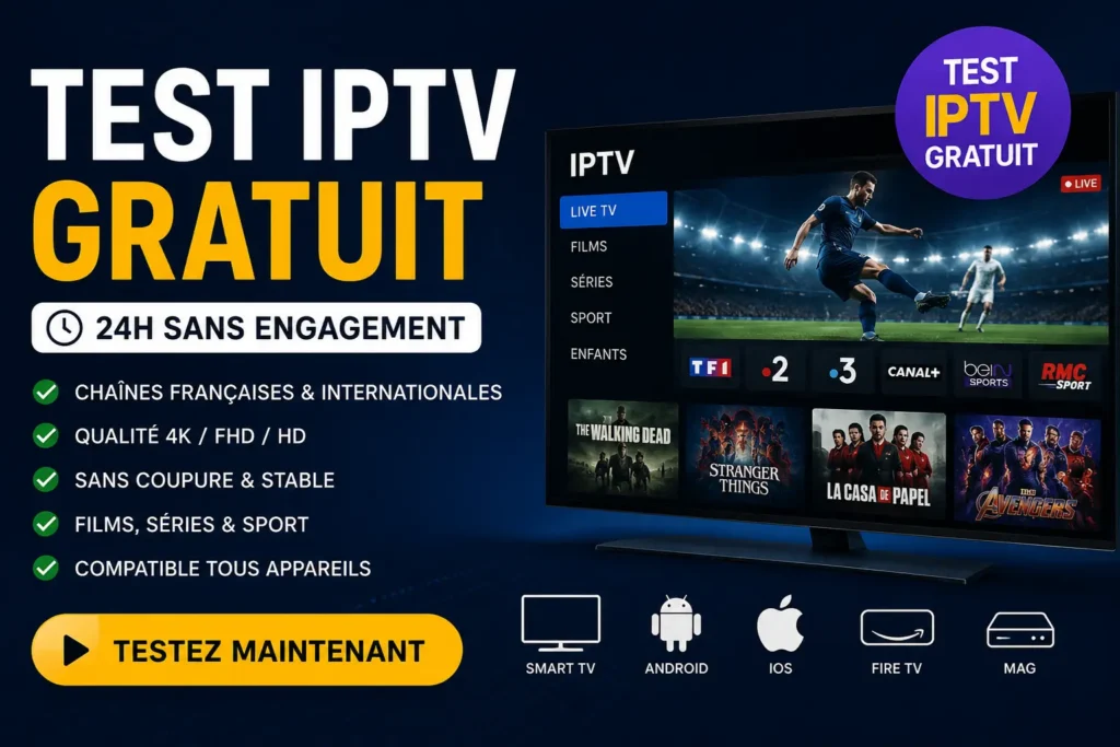test iptv france gratuit