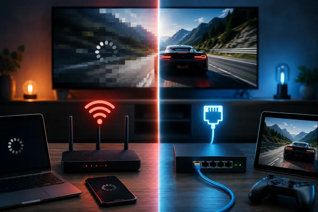 Wi-Fi vs Ethernet