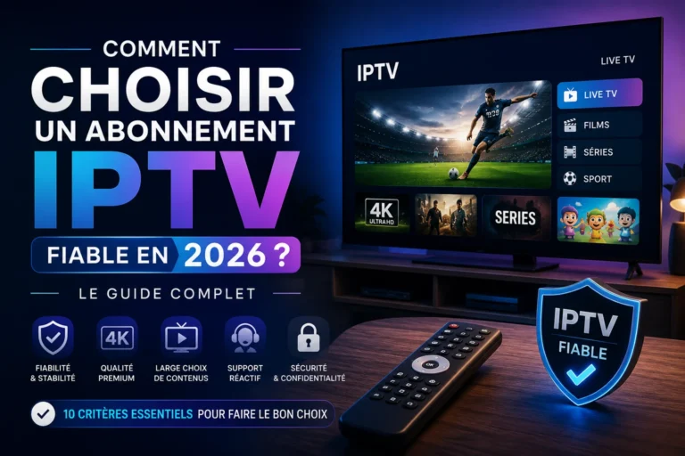 Comment choisir un abonnement IPTV fiable en 2026
